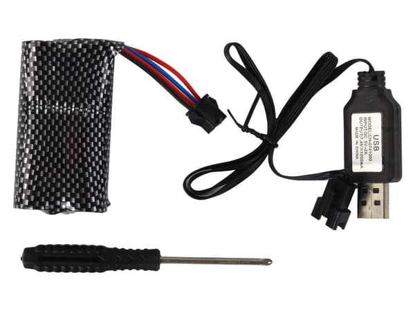 Elektrisk vattenpistol 750 ml 7,4V batteri inkl. skyddsglasögon