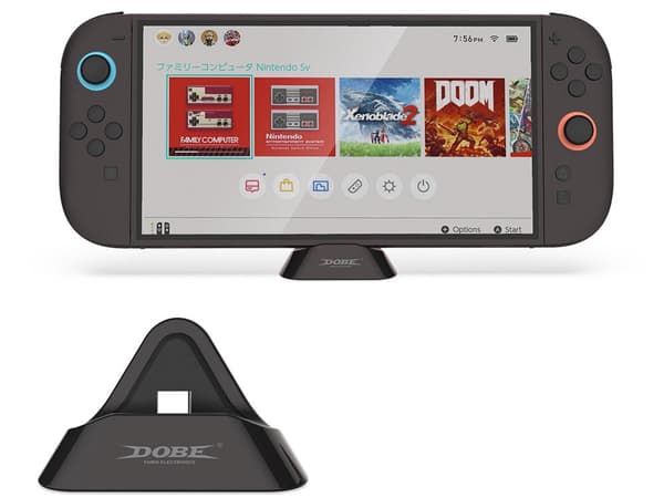 Ladestation/dockingstation til Nintendo Switch/Switch 2 USB-C