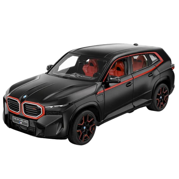 Fjernstyret bil BMW XM 1:14 2,4 GHz sort med lys og åbningsbare døre
