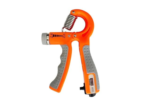 Handgrip-kädenharjoitin säädettävällä vastuksella 10–60 kg, laskurilla