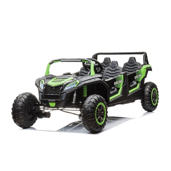 Batteribil 4x4 24V grøn terrænbuggy A033