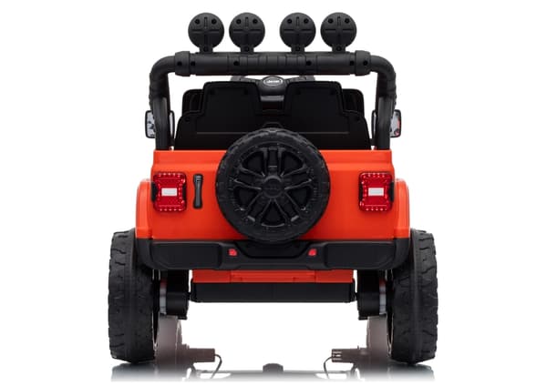 Batteridriven leksaksbil Jeep Rubicon för barn orange