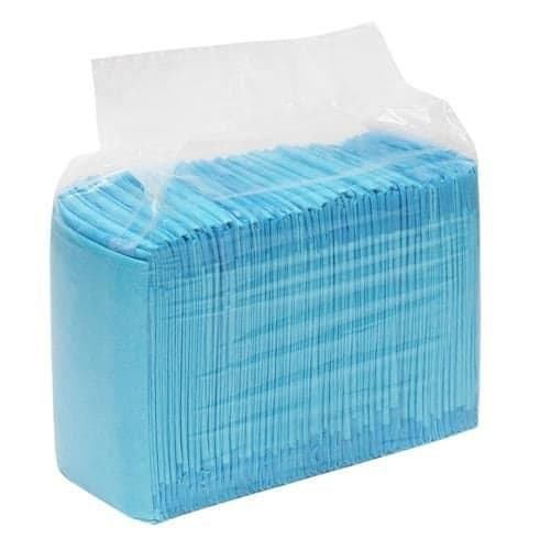 Absorberande engångsunderlag 60x45 cm 400 ml blå 50-pack
