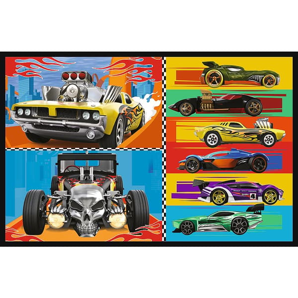 Palapeli 2 kpl 70 palaa Hot Wheels lapsille