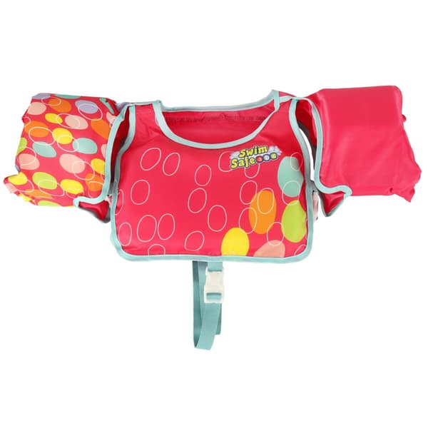Flydevest med ærmer til børn 3-6 år 19-30 kg pink Pink
