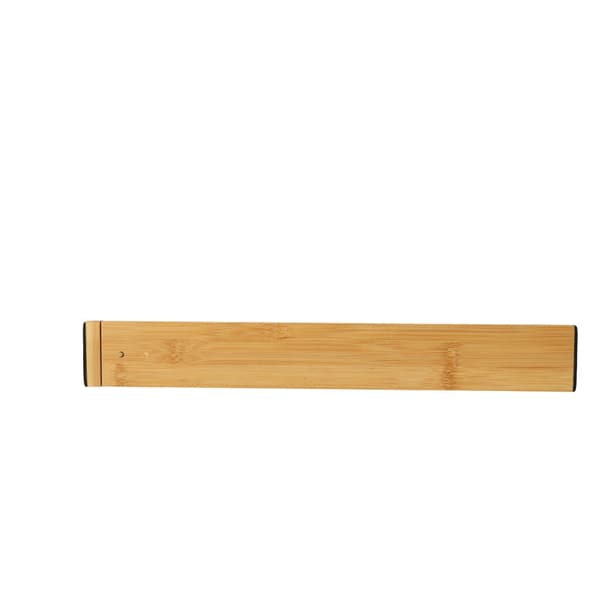 Lådavdelare i bambu justerbar 43–56,5 cm med gummikanter 1-pack