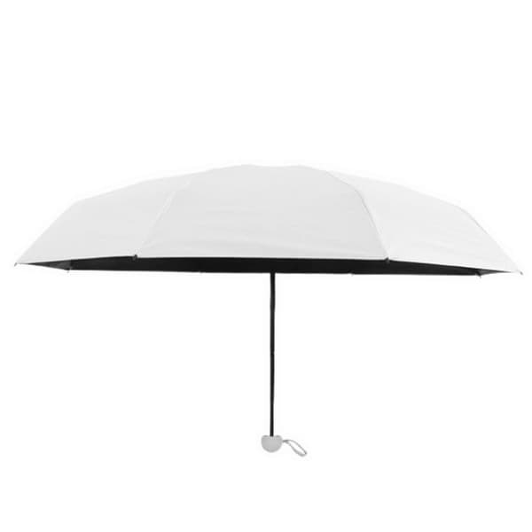 Sammenfoldeligt UV-paraply UPF 50+ 90 cm grå med etui