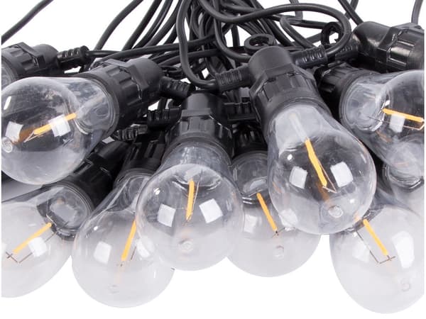 Lyskæde udendørs 20 LED varm hvid 20 m IP44