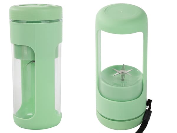 Kannettava USB-smoothieblenderi 450 ml vihreä 2000 mAh 20 W