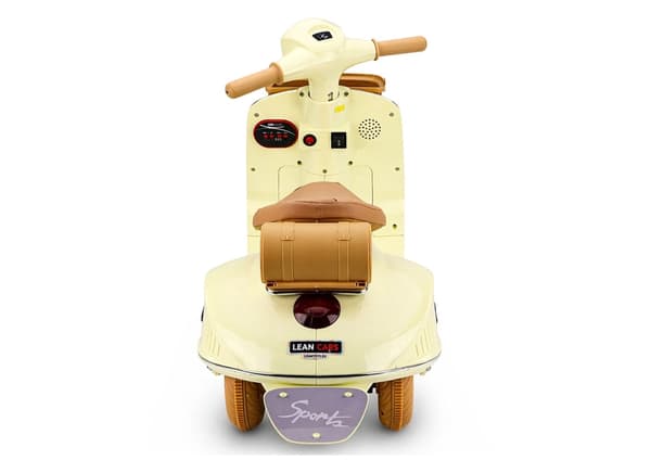 Batteriscooter Vespa XW-03 beige, kompakt elscooter til bykørsel