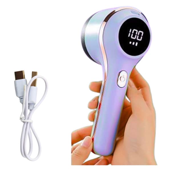 Fnugfjerner/tekstilshaver trådløs USB-opladning 6 blad 3 tilstande