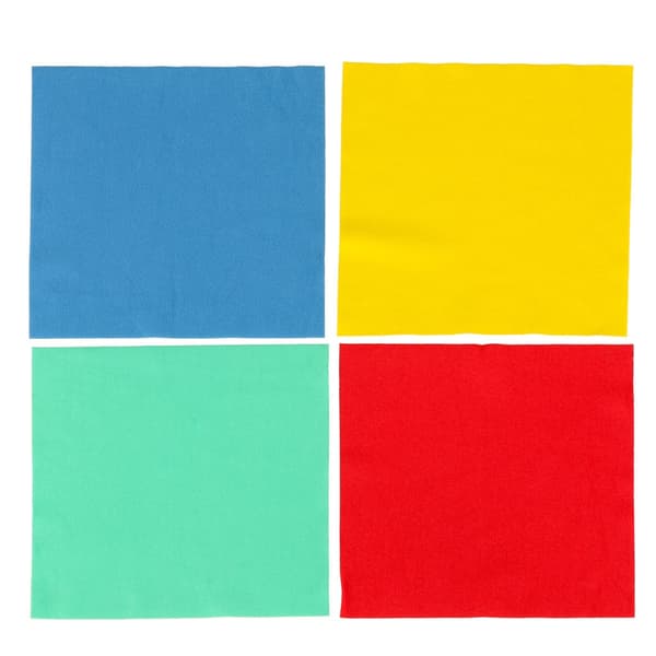 Montessori sensorisk tygbox sorter med 11 tyger, spegel 18+ mån