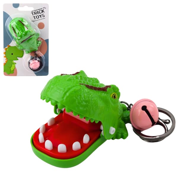 Dinosaurie hänge miniarkadspel med bitfunktion och skallra 1-pack