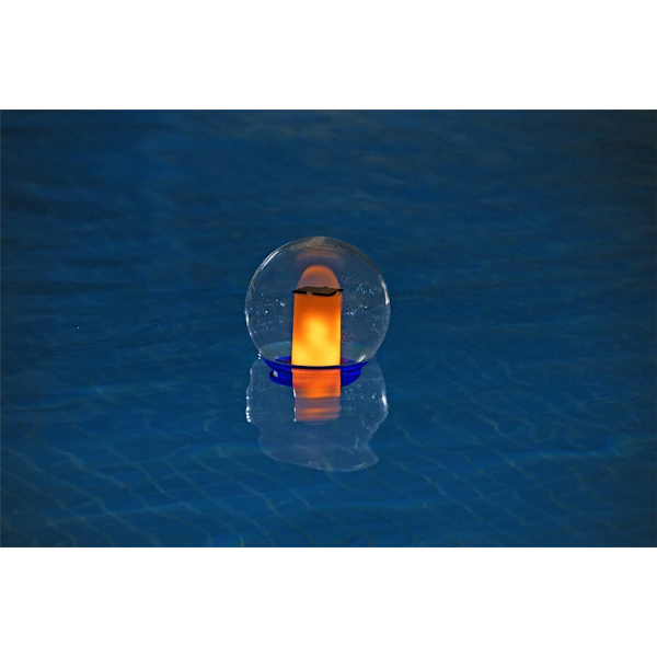 Flydende klor/brom-dispenser solcelle med LED til 7,6 cm tabletter