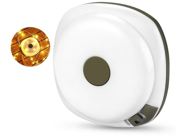 Genopladelig campinglampe med LED-lyskæde 8 m, 5 indstillinger, USB-C