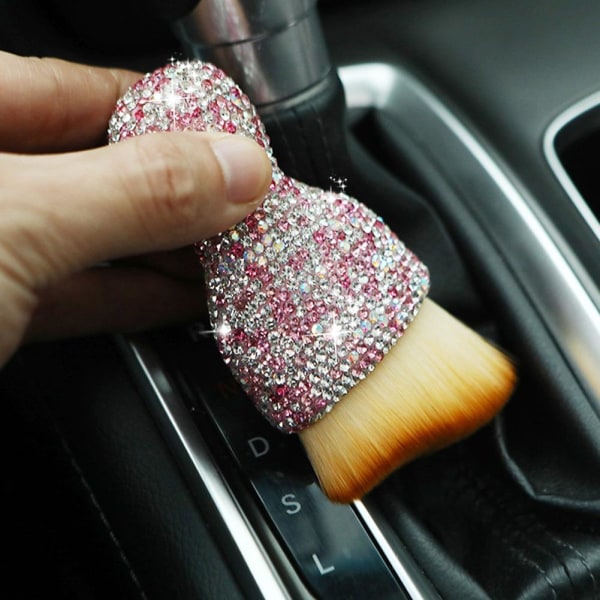 fvituve Soft Car Interior Cleaning Brush Car Detailing Brush Das A One-size