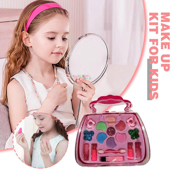 Baby Flickor Prinsessa Låtsas Sminkset Smink Barn Simulation Leksaker Present ∝