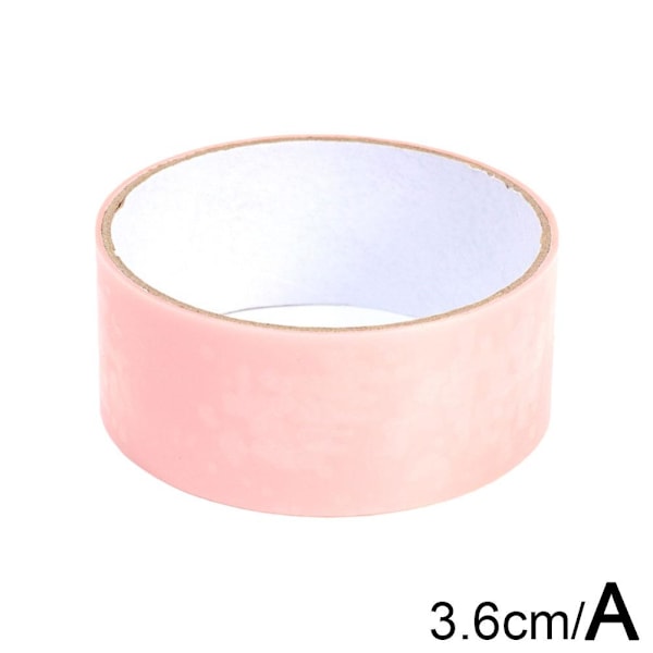 Macaron Färg Klibbig Boll Tejp Elasticitet Rullande Limstift pink one-size