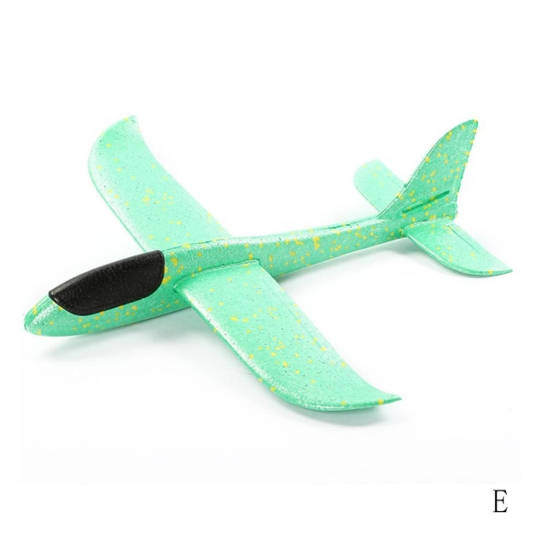 48CM EPP Foam Hand Kasta Flygplan Leksaker Utomhus Launch Glider Pla blue L