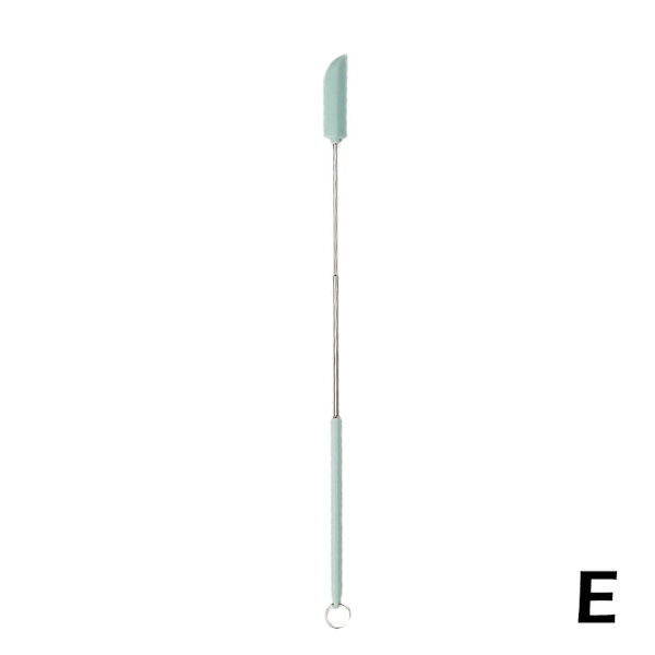 PULUN Mini Silikon Spatlar Skrapor Utbyggbar Slicker Sked C green scraper
