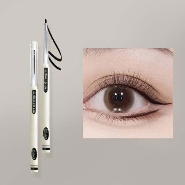 Silkeslen Långvarig Eyeliner Hållbar Vattentät Anti-kladd fo 103 Truffle Grey 0.12g