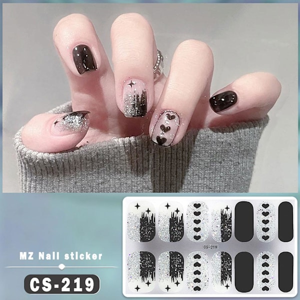 Söt Tecknad Vattentät Nagelkonst P7S7 CS219 1set