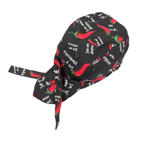 Kock Servitör Hatt Restaurang Kök Bandana Servitörer Restaurang Full Sushi Hatt Pirat Servitriser N5f4 pepper 1pcs