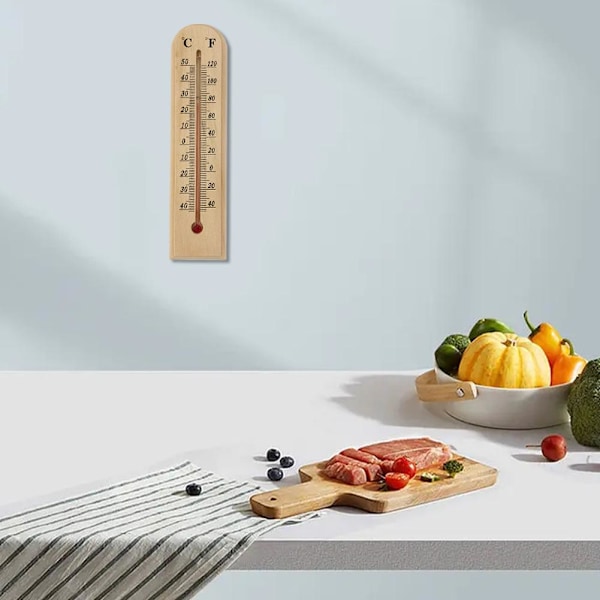Inomhus Termometrar i Trä Termometer Hot S4 M1U5