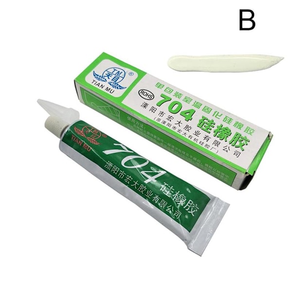 704 Silikongummi Lim Tätningsmedel Elektroniska Enheter M3 Lim.c Hög Varm J3 white one-size