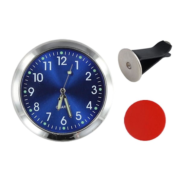 Universell Bilinstrumentbräda Klocka Luminous Quartz Watch Ornament Bilfäste B 3pcs