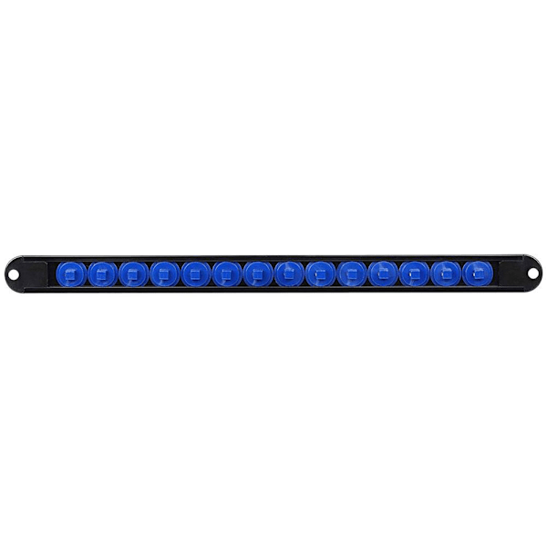 ABS Hylsorganiserare 1/2 3/8 1/4 tums Fäste för Hylsskena Väggmontering NY Blue 1/2"
