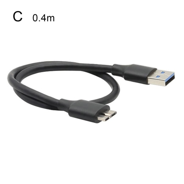 USB3.0AM till MicroB mobil hårddisk Datakabel USB3.0 datakabel BLACKA 0.2M