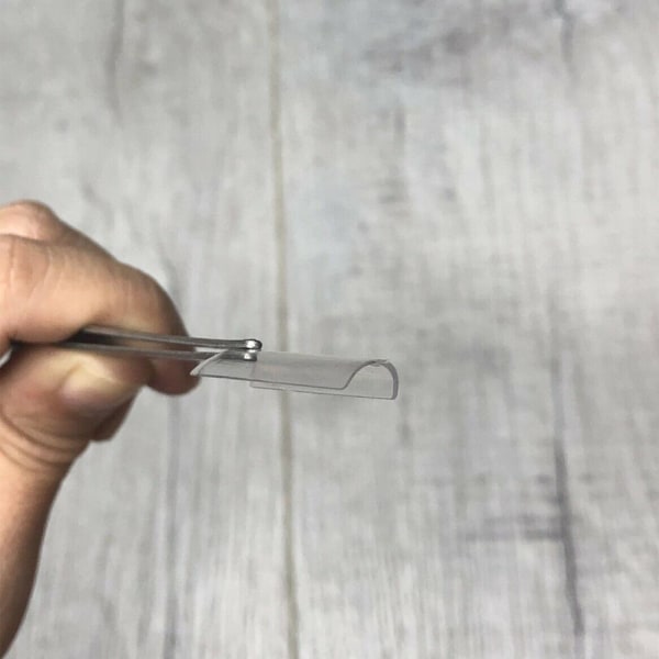 500 st Extra Lång C Curve Avsmalnande Fyrkantig False Nail Tips Akryl Transparent One-size