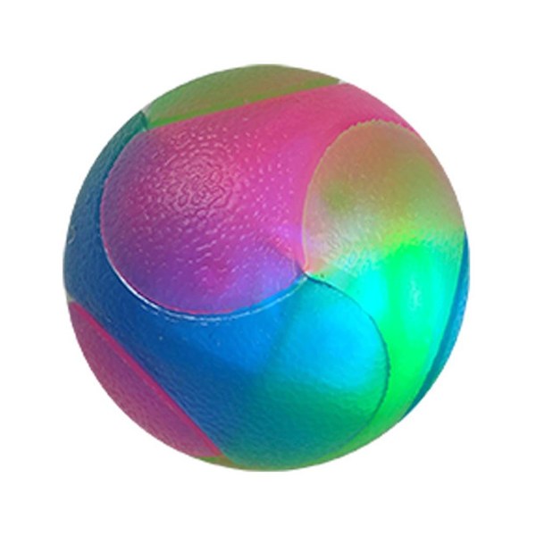 Ljus hundbollar blinkande elastisk boll lyser i mörkret interaktiv large ball glossy 7cm