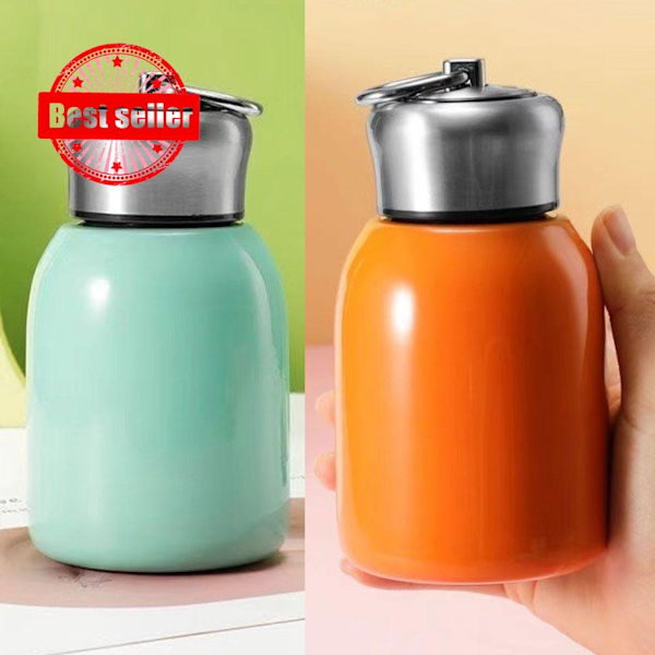 Mini Söt Vakuum Termosmugg Kompakt 304 Stål Rostfritt Med Portabel Stor Mage Design Vatten R4g6 yellow onesize
