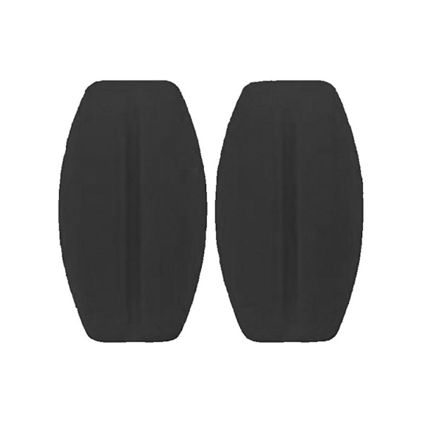 2 st underkläder axelkuddar silikon bh-band anti-glid mjuka white one size