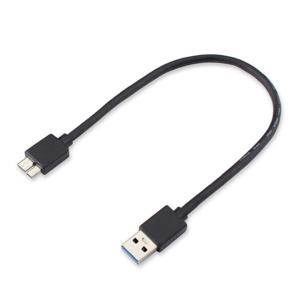 USB3.0AM till MicroB mobil hårddisk Datakabel USB3.0 datakabel BLACKA 0.2M