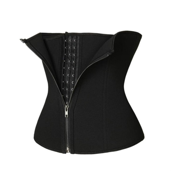 Bastu svettbälte för viktminskning Neopren waist trainer Body Sha blackL XXXL