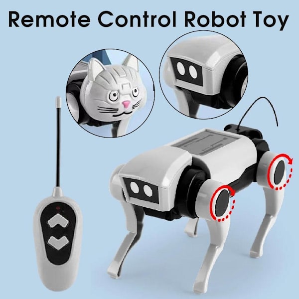 Robot Hundleksak Intelligens Fjärrkontroll Leksak Robot GXR Pussel DI Hund E2N9
