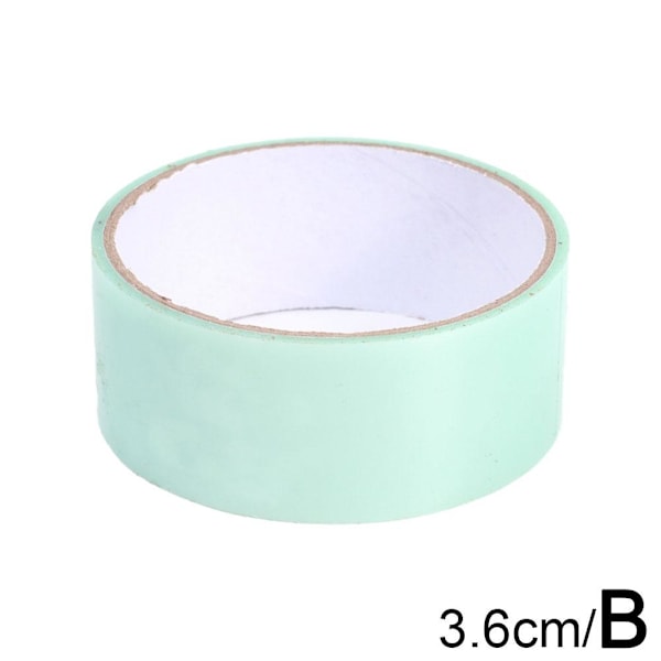 Macaron Färg Klibbig Boll Tejp Elasticitet Rullande Limstift green one-size