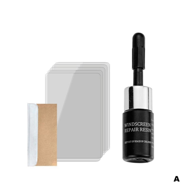 Reparation Glas Vindruta Kit Fönster Crack Bil DIY Verktyg Knäckt Wi white One-size