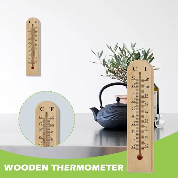 Inomhus Termometrar i Trä Termometer Hot S4 M1U5