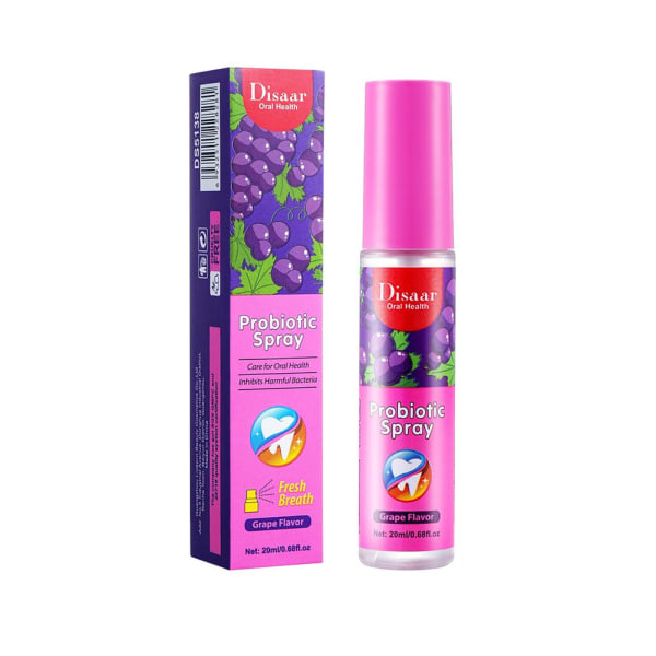 Breath Freshening Spray Net Uppfriskande mintsmak till dålig andedräkt purple 20ml