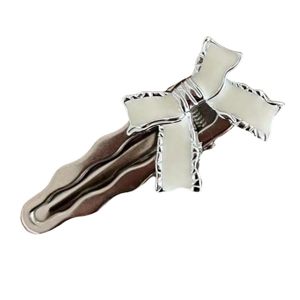 Hårnål Metall Rosett Personlig Design Lätt Lyx Hår D2E0 Tillbehör S5 N5K2 White One size
