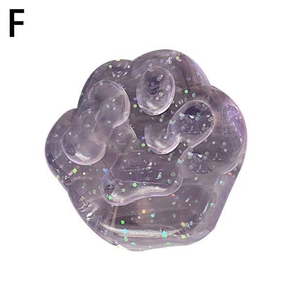 Kattfot Fidget Leksaker, Kläm Fidget Leksak, Kattfot Nyp Fidget Leksak, purple one-size
