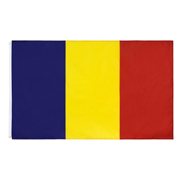 Rumänska flaggan i 90*150cm Polyester Symboliserar Blå & Tapperhet S