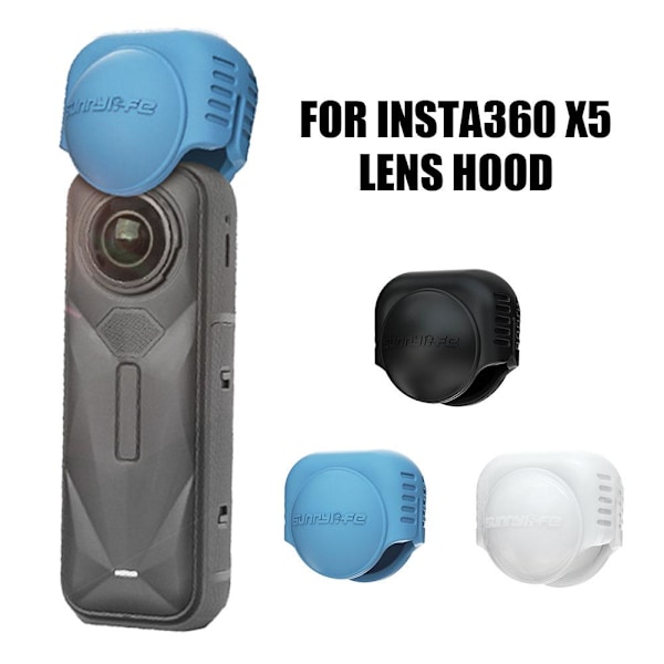 YUYQAQ 1 st Silikonlinsskydd för Insta-360 X5, Linsskydd för In Black for insta360 x5