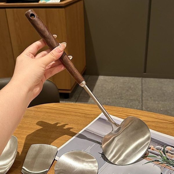 Hushållssvamp Spatel Woksked Special Kock Woksked Skyffel- C 1pcs