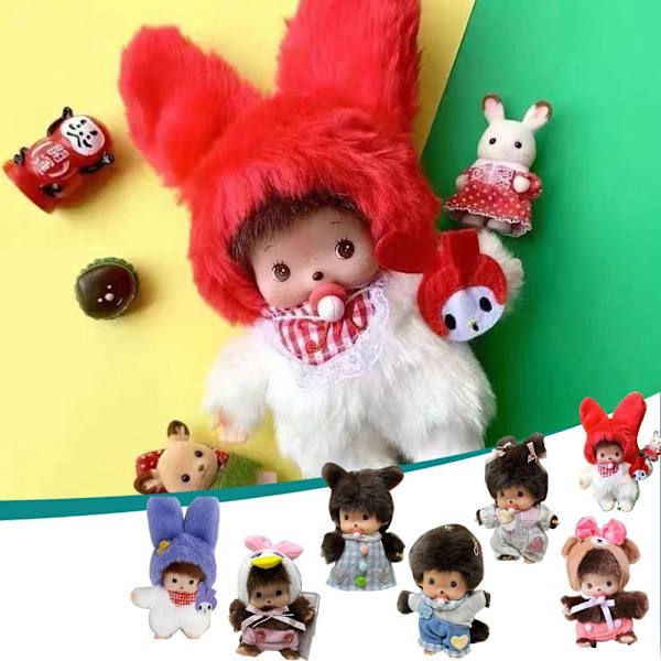 Mjukdjur Mongchichi Plyschdocka Barnpresent Söt Mongchichi Presentdocka E5j4 boy 15cm