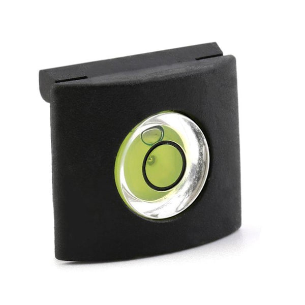 1/10x Flash Hot Shoe Cover Cap BUBBLE Spirit Level UKN blackA one-size